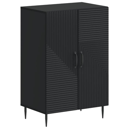 Schoenenkast HAARLEM 59,5 x 39,5 x 89,5 cm Bewerkt hout Zwart