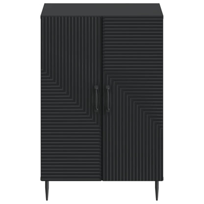 Schoenenkast HAARLEM 59,5 x 39,5 x 89,5 cm Bewerkt hout Zwart