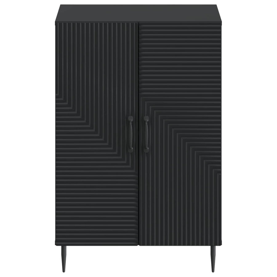 Schoenenkast HAARLEM 59,5 x 39,5 x 89,5 cm Bewerkt hout Zwart
