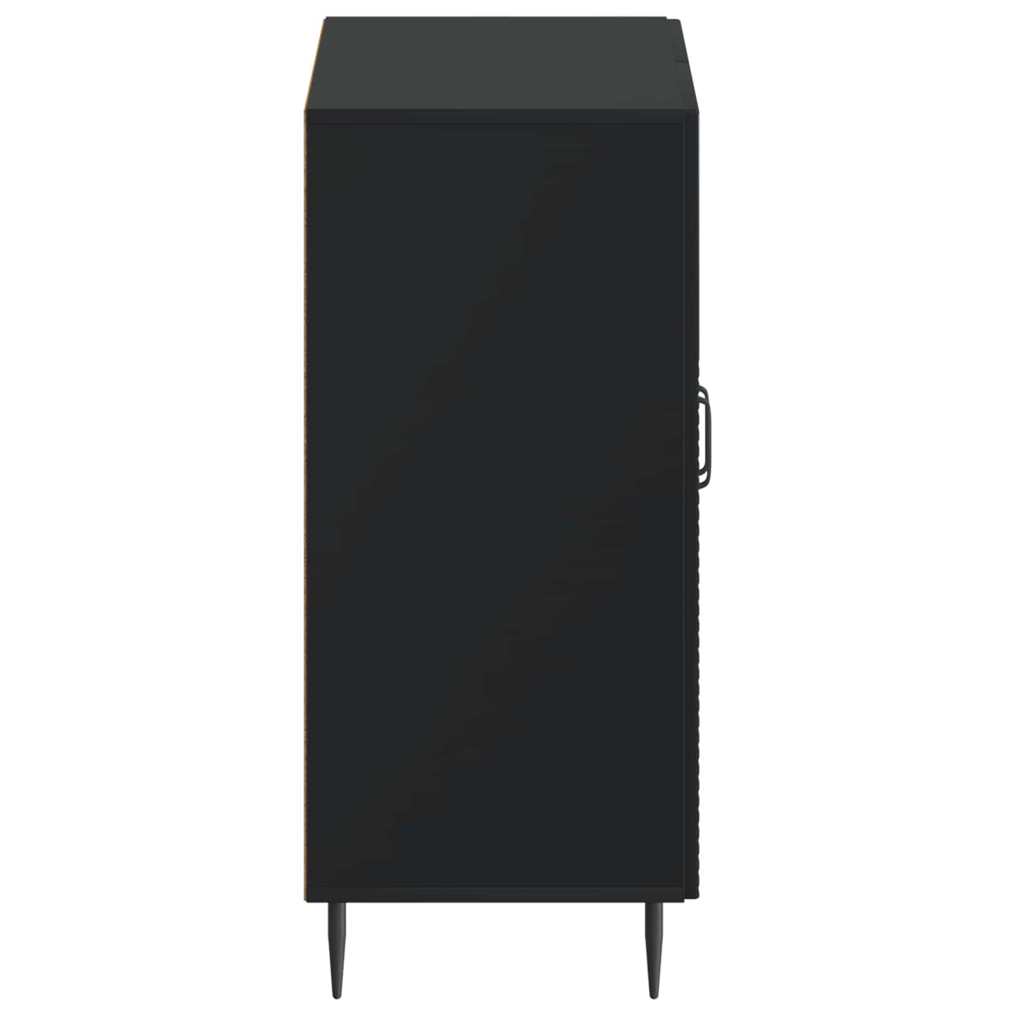 Schoenenkast HAARLEM 59,5 x 39,5 x 89,5 cm Bewerkt hout Zwart