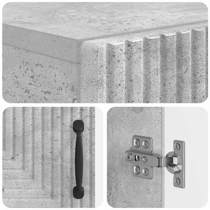 Schoenenkast HAARLEM 59,5 x 39,5 x 89,5 cm Bewerkt hout