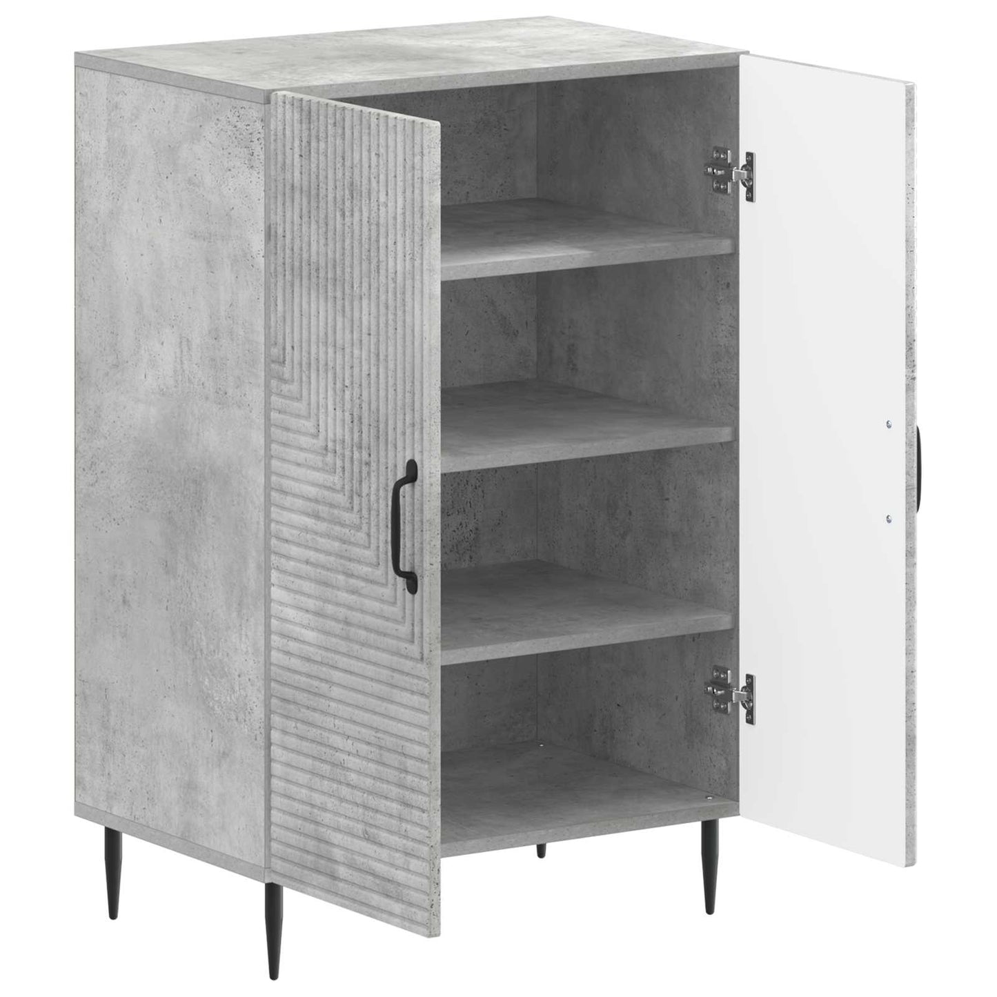 Schoenenkast HAARLEM 59,5 x 39,5 x 89,5 cm Bewerkt hout