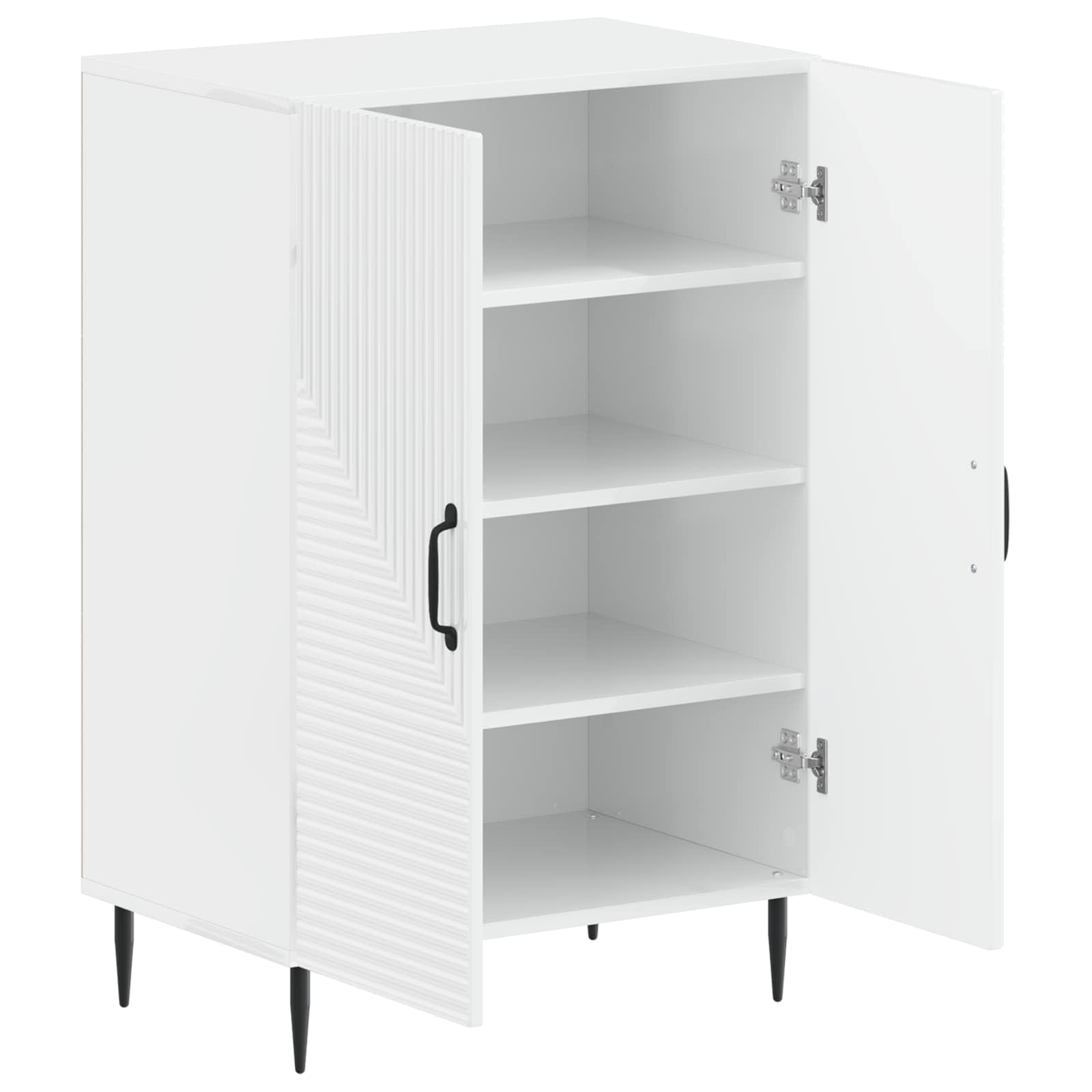 Schoenenkast HAARLEM 59,5 x 39,5 x 89,5 cm Bewerkt hout