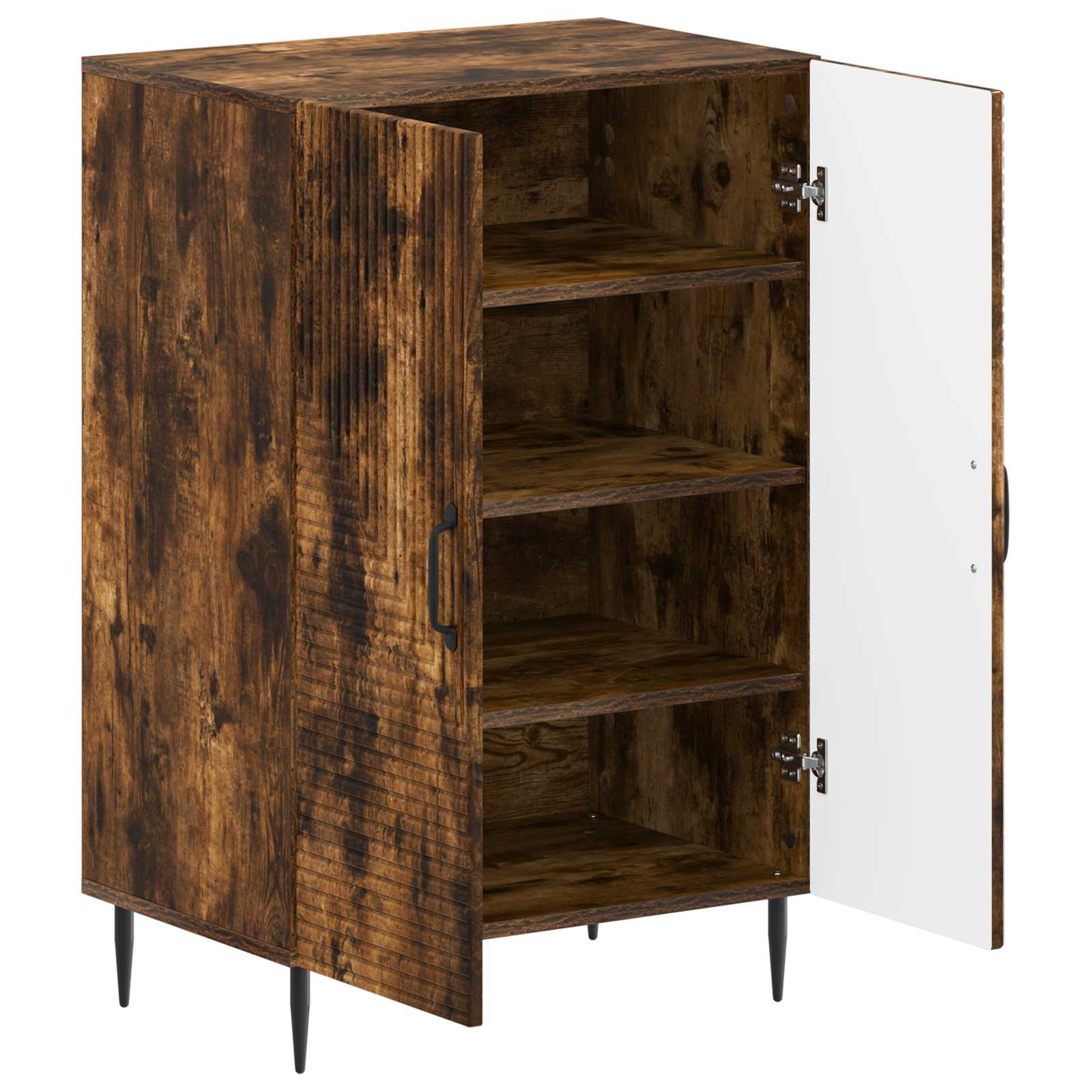 Schoenenkast HAARLEM 59,5 x 39,5 x 89,5 cm Bewerkt hout