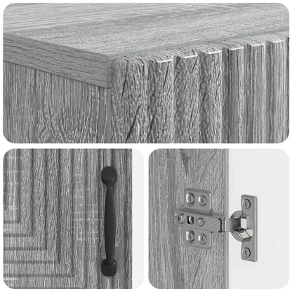 Schoenenkast HAARLEM 59,5 x 39,5 x 89,5 cm Bewerkt hout