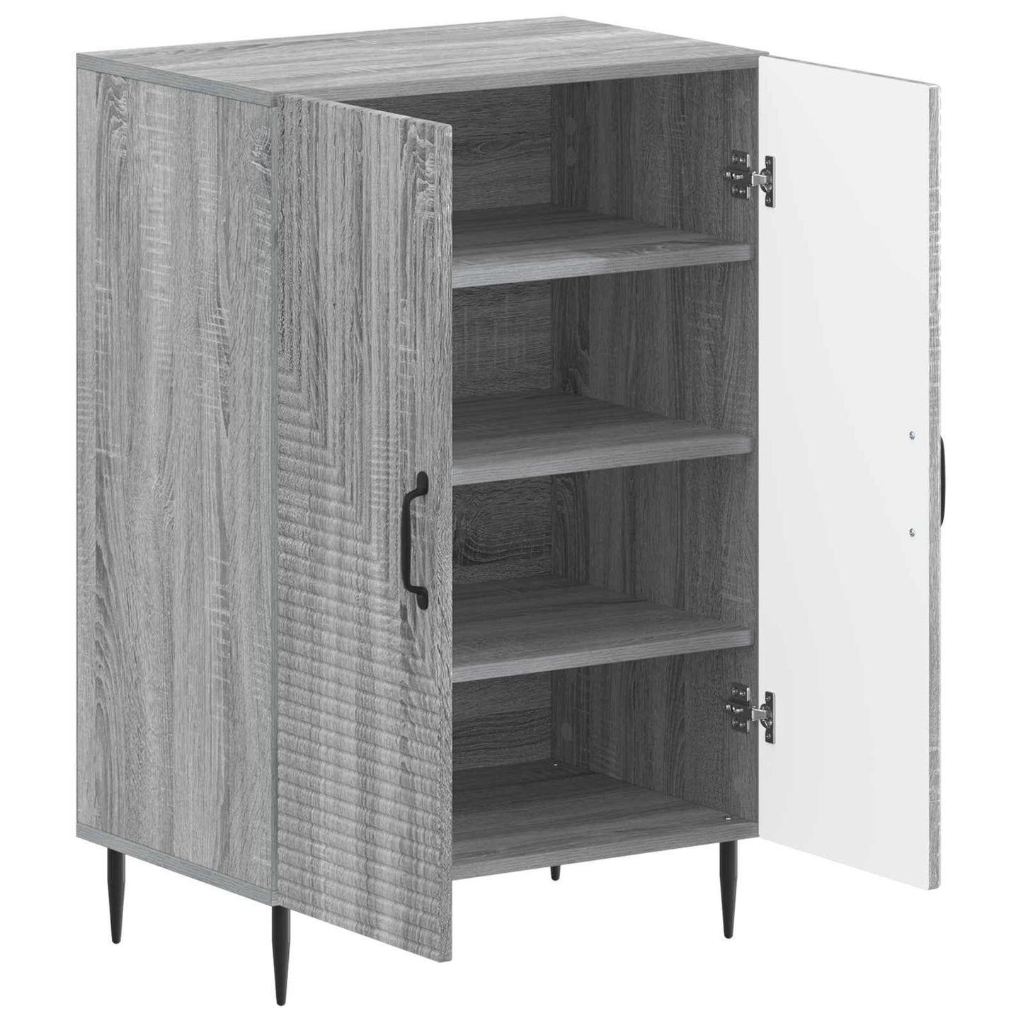 Schoenenkast HAARLEM 59,5 x 39,5 x 89,5 cm Bewerkt hout