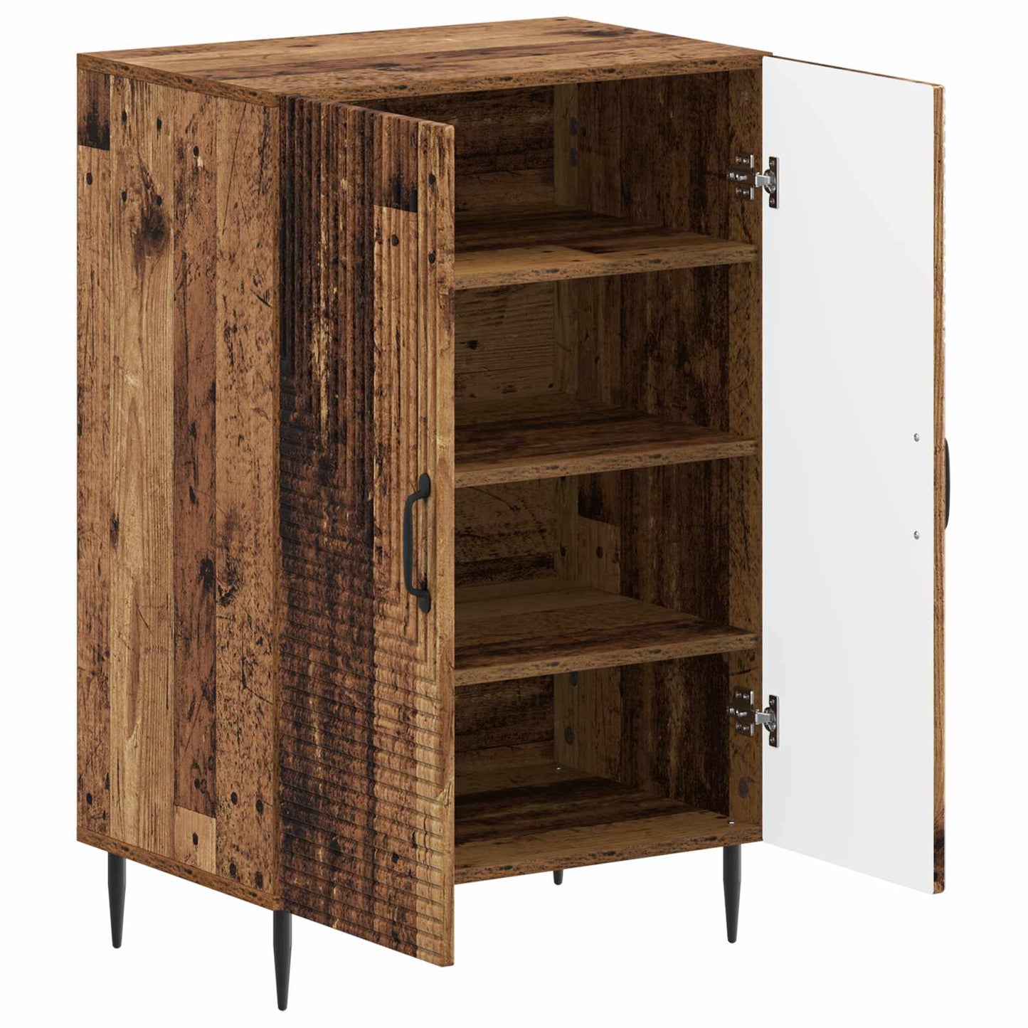 Schoenenkast HAARLEM 59,5 x 39,5 x 89,5 cm Bewerkt hout