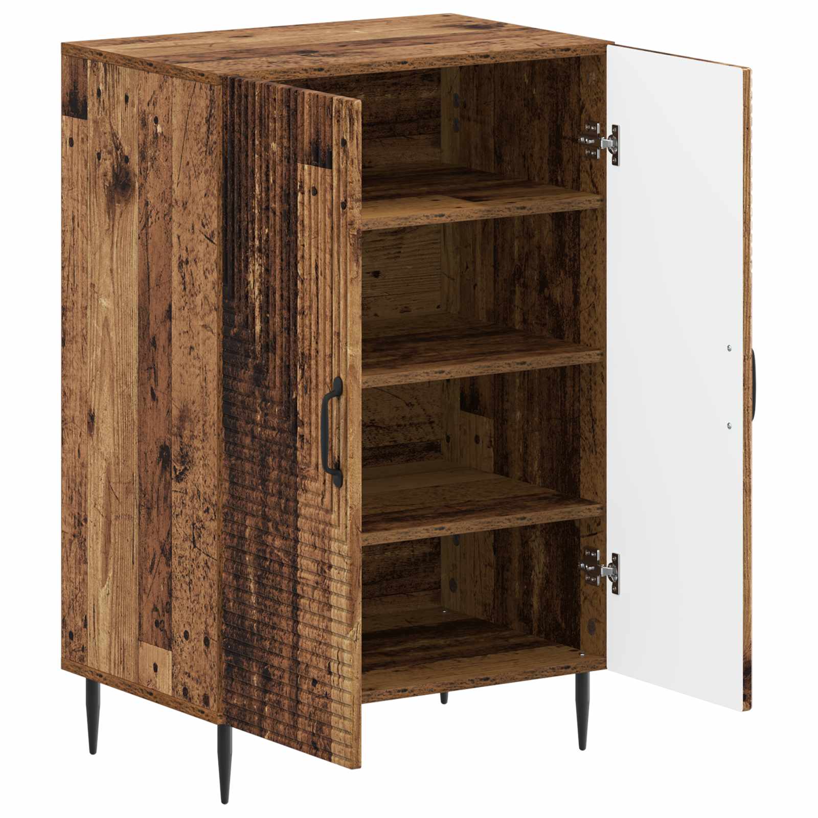 Schoenenkast HAARLEM 59,5 x 39,5 x 89,5 cm Bewerkt hout