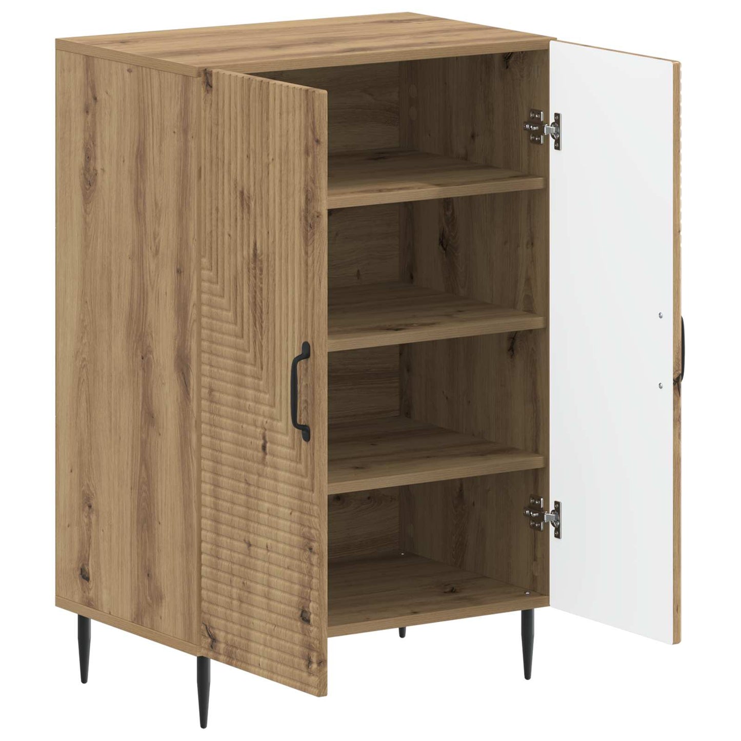 Schoenenkast HAARLEM 59,5 x 39,5 x 89,5 cm Bewerkt hout