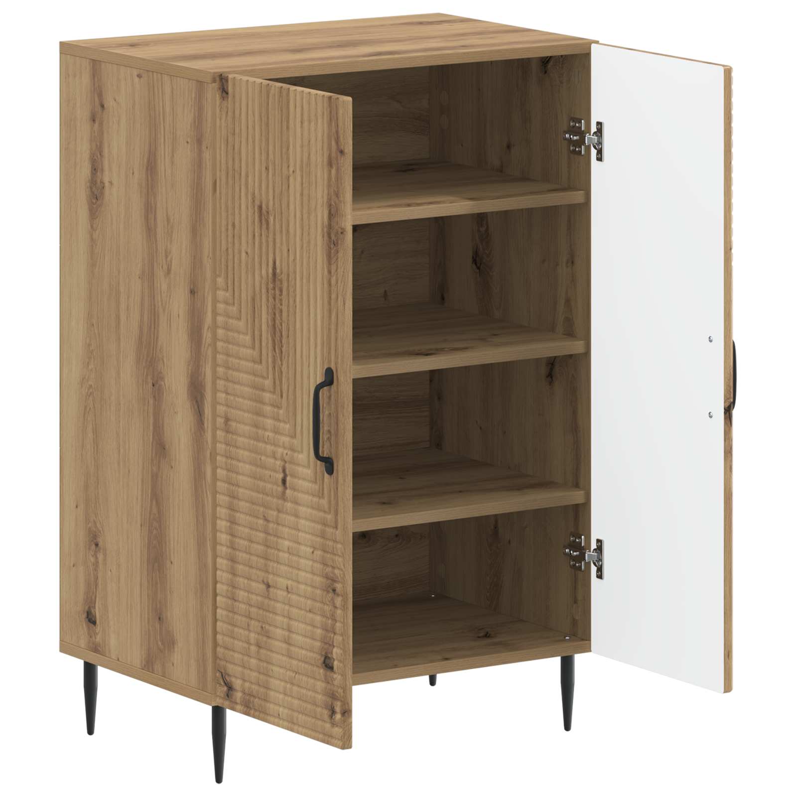 Schoenenkast HAARLEM 59,5 x 39,5 x 89,5 cm Bewerkt hout