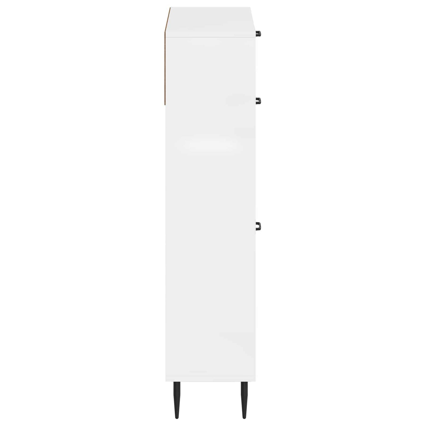 Schoenenkast HAARLEM 78 x 24 x 103 cm Bewerkt hout