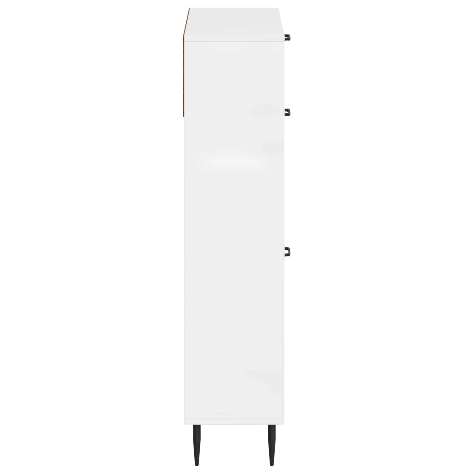 Schoenenkast HAARLEM 78 x 24 x 103 cm Bewerkt hout