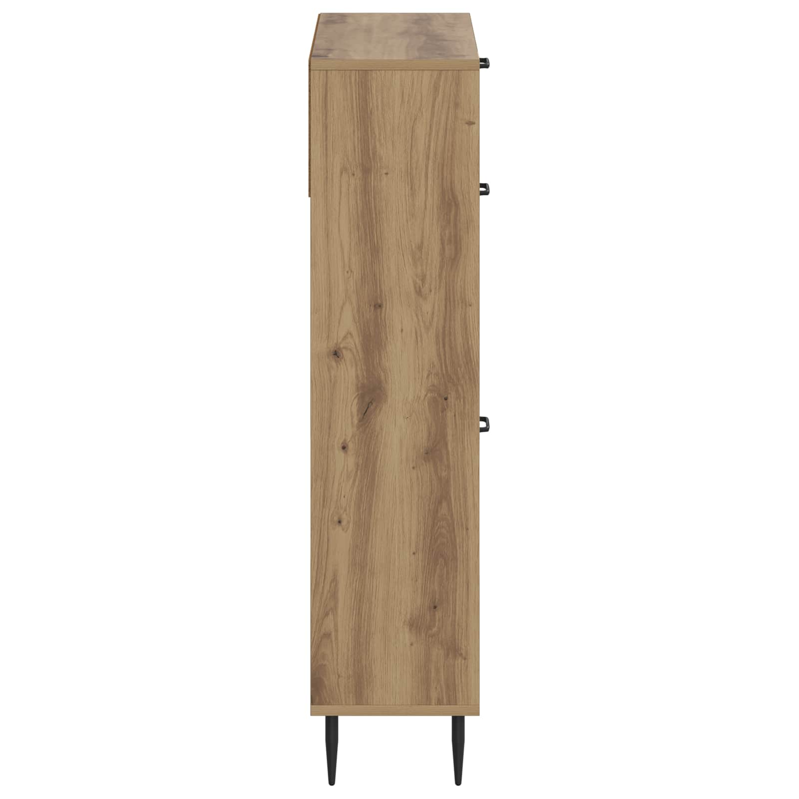 Schoenenkast HAARLEM 78 x 24 x 103 cm Bewerkt hout