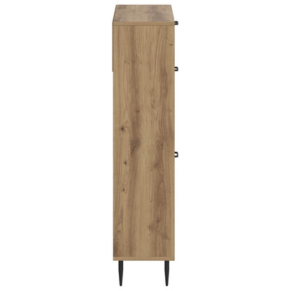Schoenenkast HAARLEM 78 x 24 x 103 cm Bewerkt hout