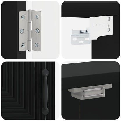 Dartbord Kabinet HAARLEM Zwart 52,5 x 10,5 x 53,5 cm