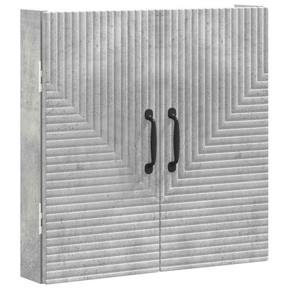 Dartbord Kabinet HAARLEM Betongrijs 52,5 x 10,5 x 53,5 cm