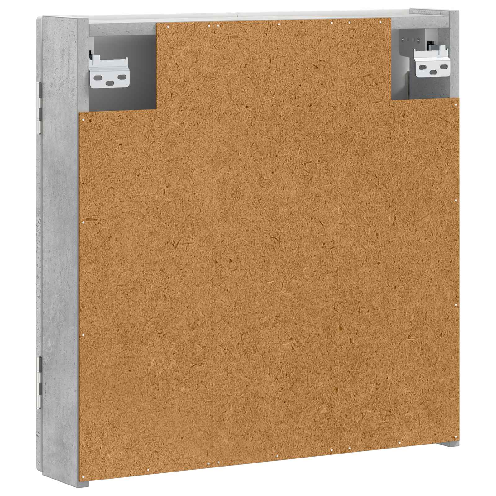 Dartbord Kabinet HAARLEM Betongrijs 52,5 x 10,5 x 53,5 cm