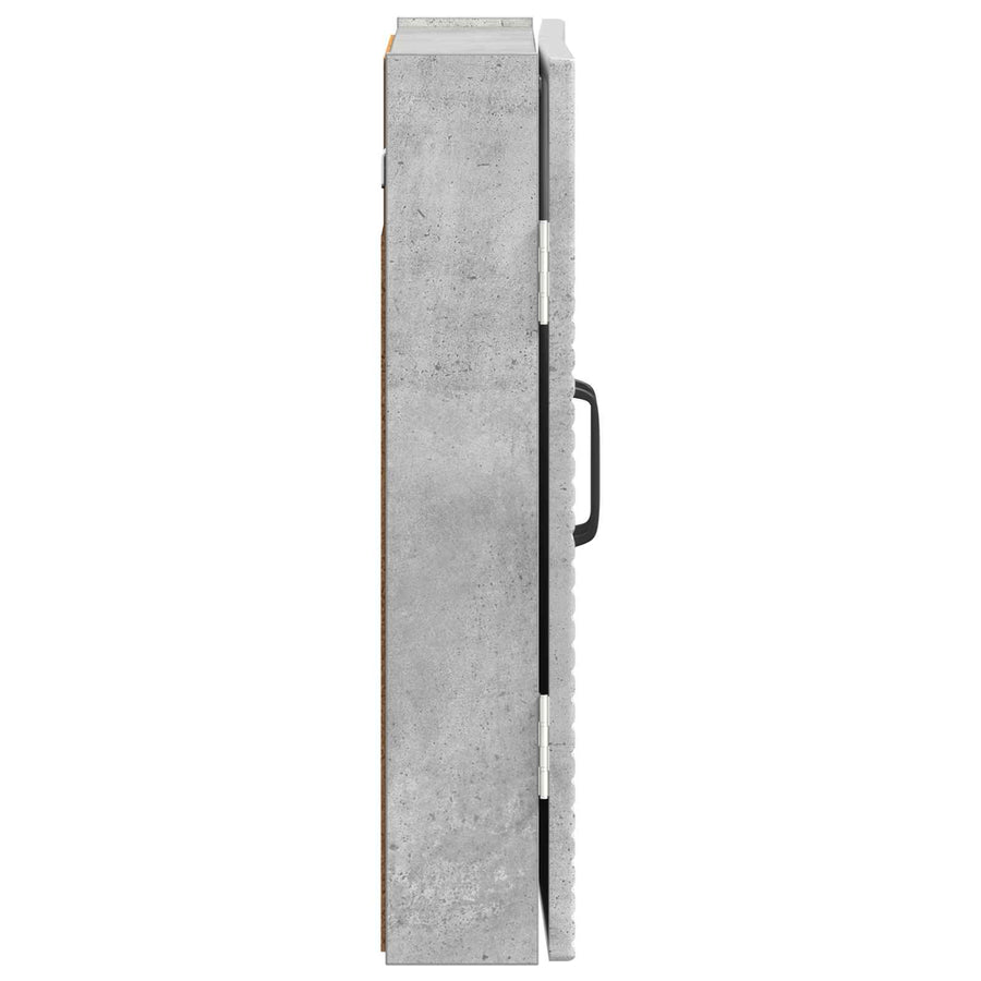 Dartbord Kabinet HAARLEM Betongrijs 52,5 x 10,5 x 53,5 cm