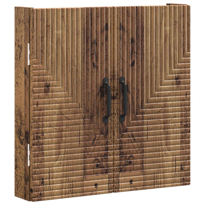 Dartbord Kabinet HAARLEM Oud hout 52,5 x 10,5 x 53,5 cm