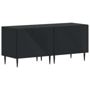 Tv-meubel 49x35x43 cm zwart bewerkt hout