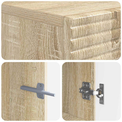 Tv-meubel Sonoma Eiken Bewerkt hout