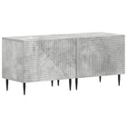 Tv-meubel 49x35x43 cm betongrijs bewerkt hout