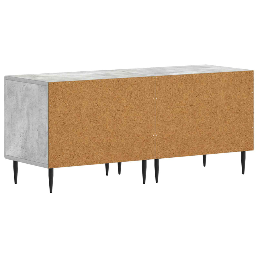Tv-meubel Betongrijs Bewerkt hout