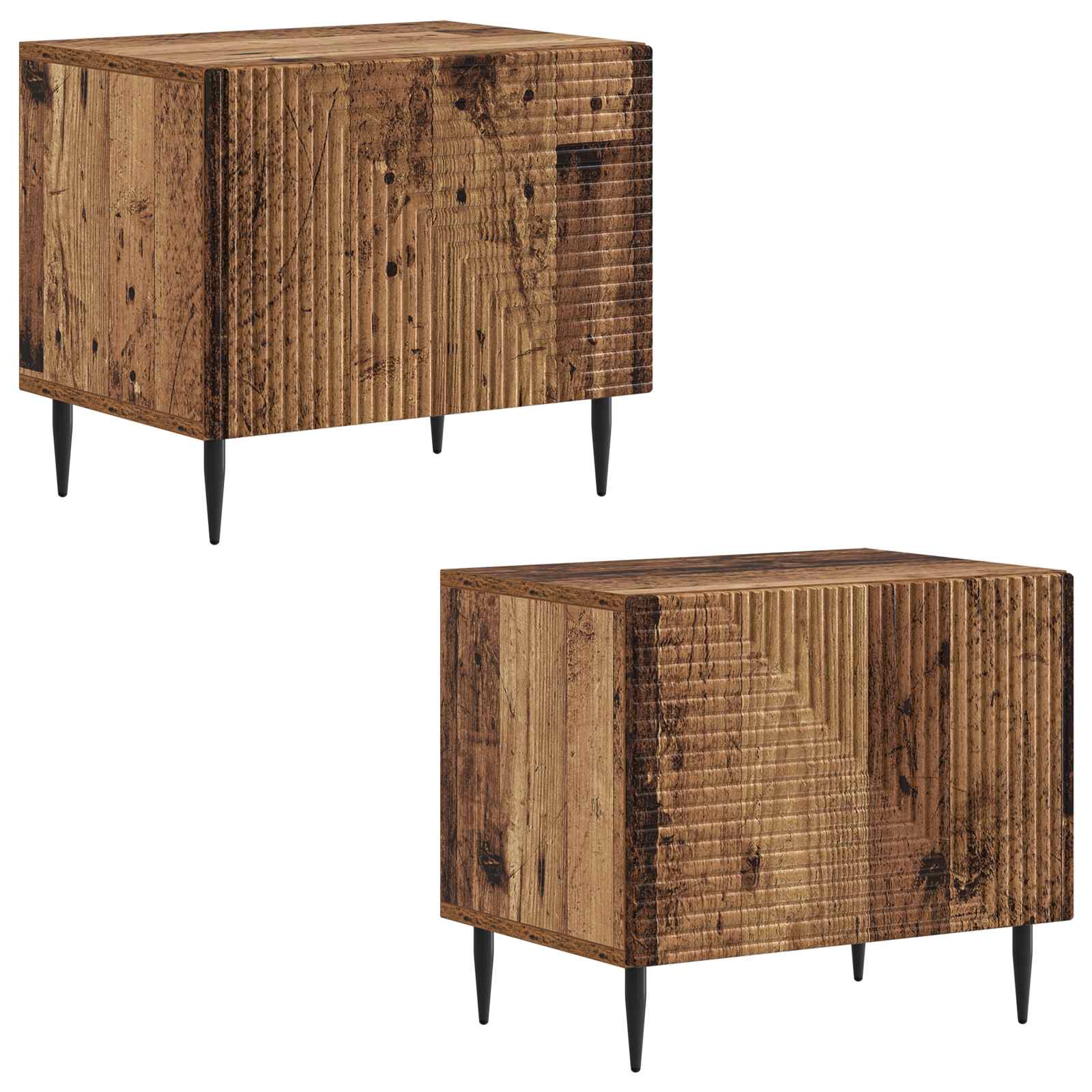 Tv-meubel Oud hout Bewerkt hout