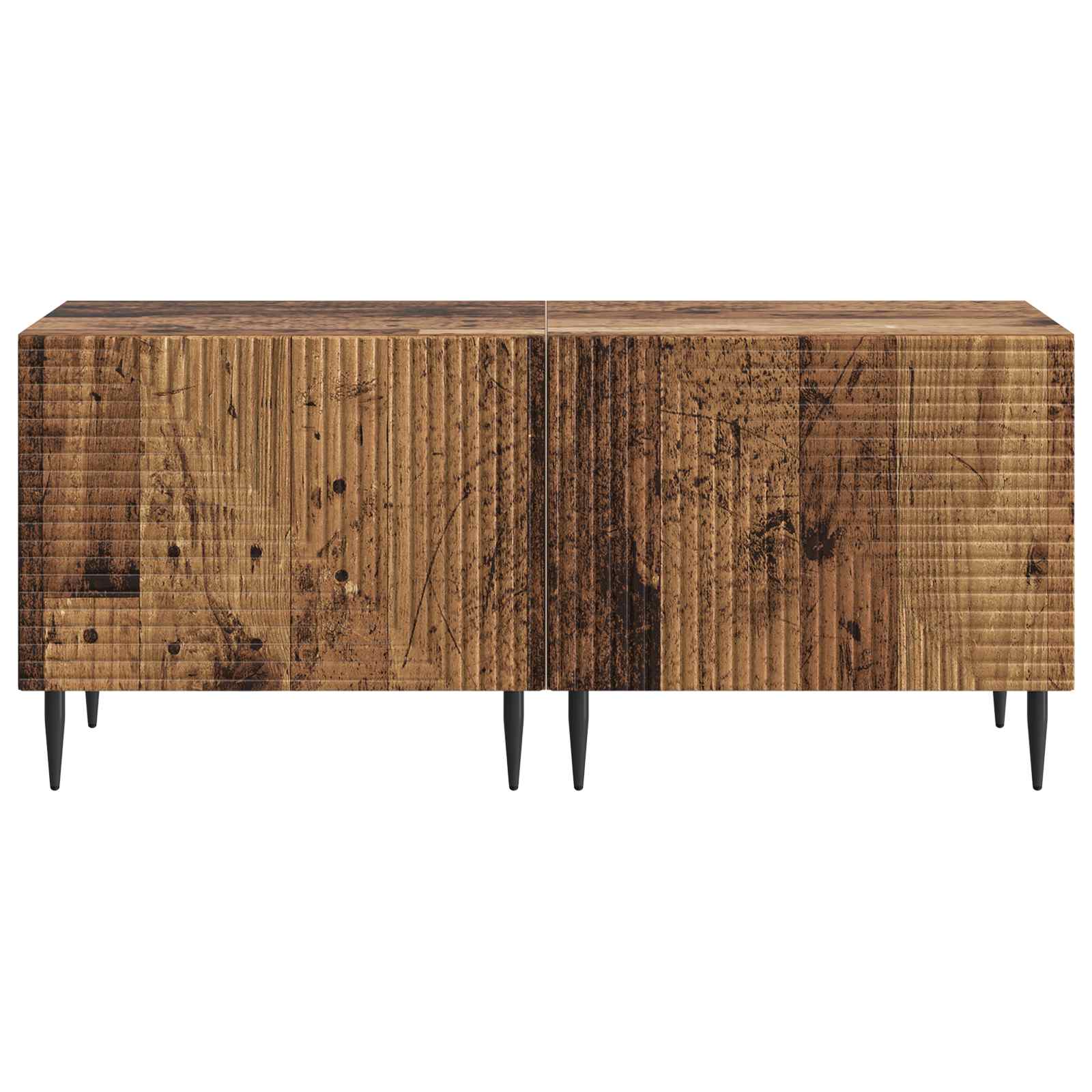 Tv-meubel Oud hout Bewerkt hout