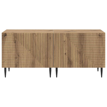 Tv-meubel Artisanaal eiken Bewerkt hout