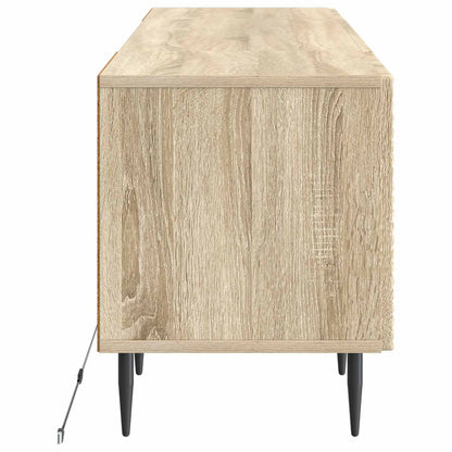 LED tv-meubel Sonoma Eiken Bewerkt hout