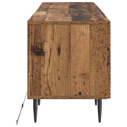 LED tv-meubel Oud hout Bewerkt hout
