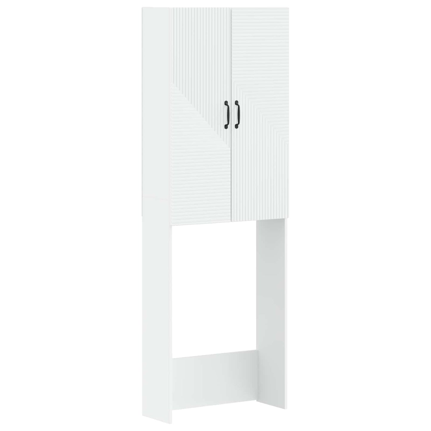 Toiletkast HAARLEM Wit 66 x 25,5 x 190 cm Bewerkt hout