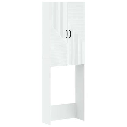 Toiletkast HAARLEM Wit 66 x 25,5 x 190 cm Bewerkt hout