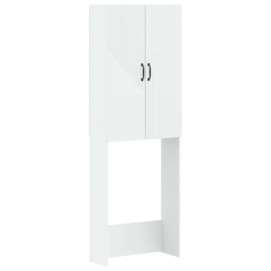 Toiletkast HAARLEM Wit 66 x 25,5 x 190 cm Bewerkt hout