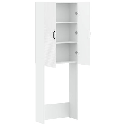 Toiletkast HAARLEM Wit 66 x 25,5 x 190 cm Bewerkt hout