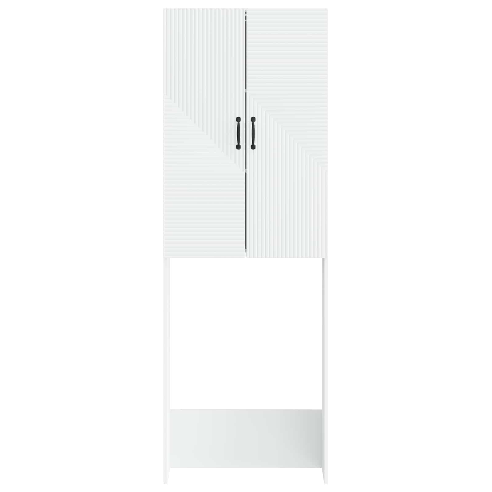 Toiletkast HAARLEM Wit 66 x 25,5 x 190 cm Bewerkt hout