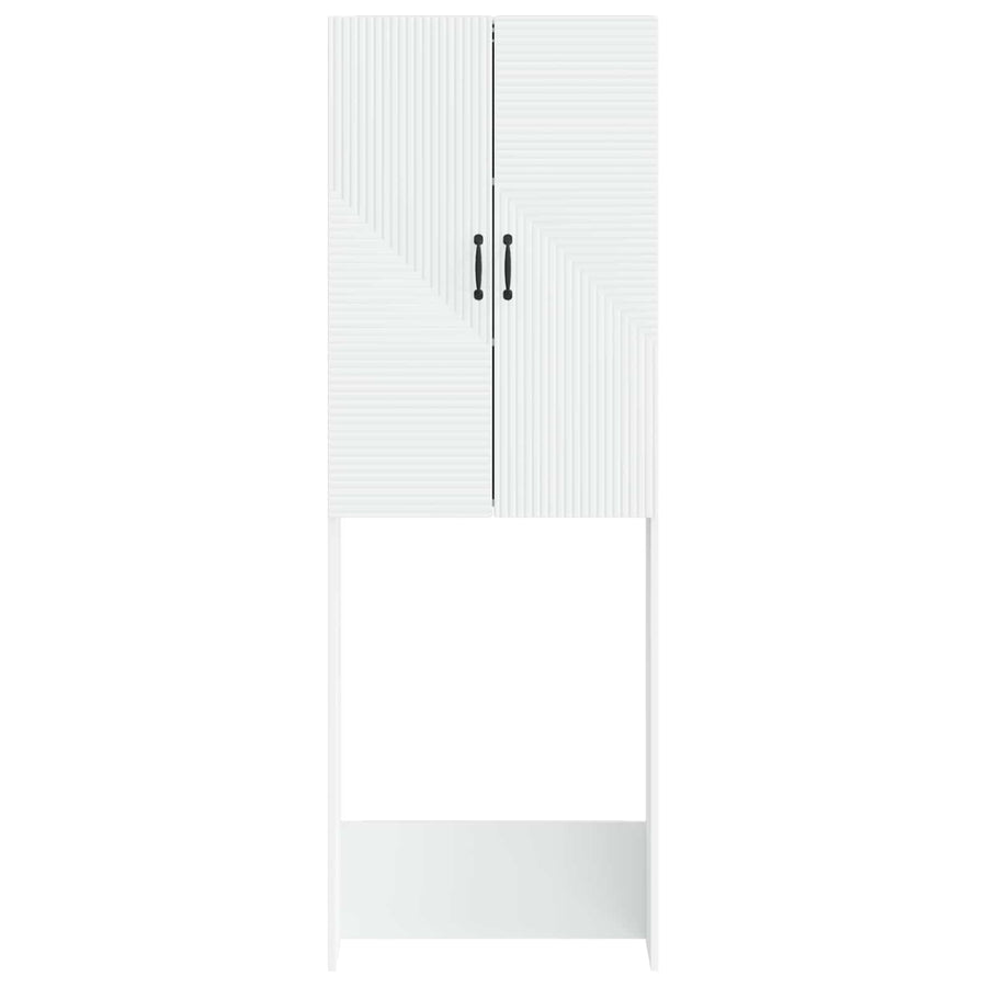 Toiletkast HAARLEM Wit 66 x 25,5 x 190 cm Bewerkt hout