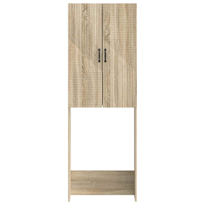 Toiletkast HAARLEM Sonoma Eiken 66 x 25,5 x 190 cm Bewerkt hout