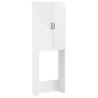 Toiletkast HAARLEM 66x25.5x190 cm hoogglans wit