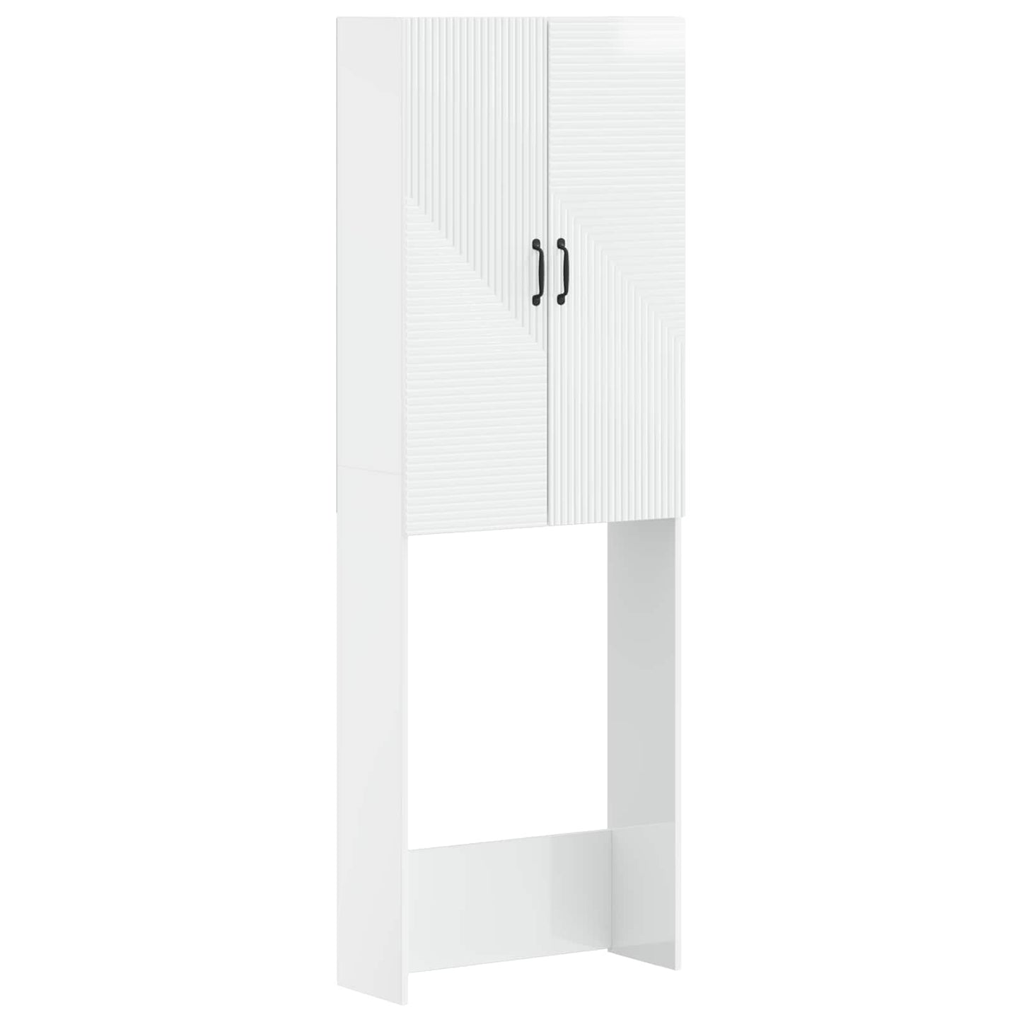 Toiletkast HAARLEM Hoogglans Wit 66 x 25,5 x 190 cm