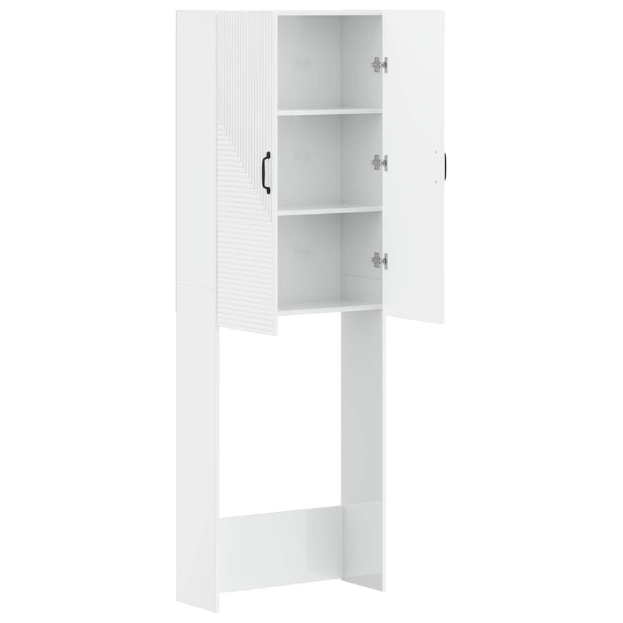 Toiletkast HAARLEM Hoogglans Wit 66 x 25,5 x 190 cm