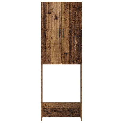 Toiletkast HAARLEM Oud hout 66 x 25,5 x 190 cm Bewerkt hout