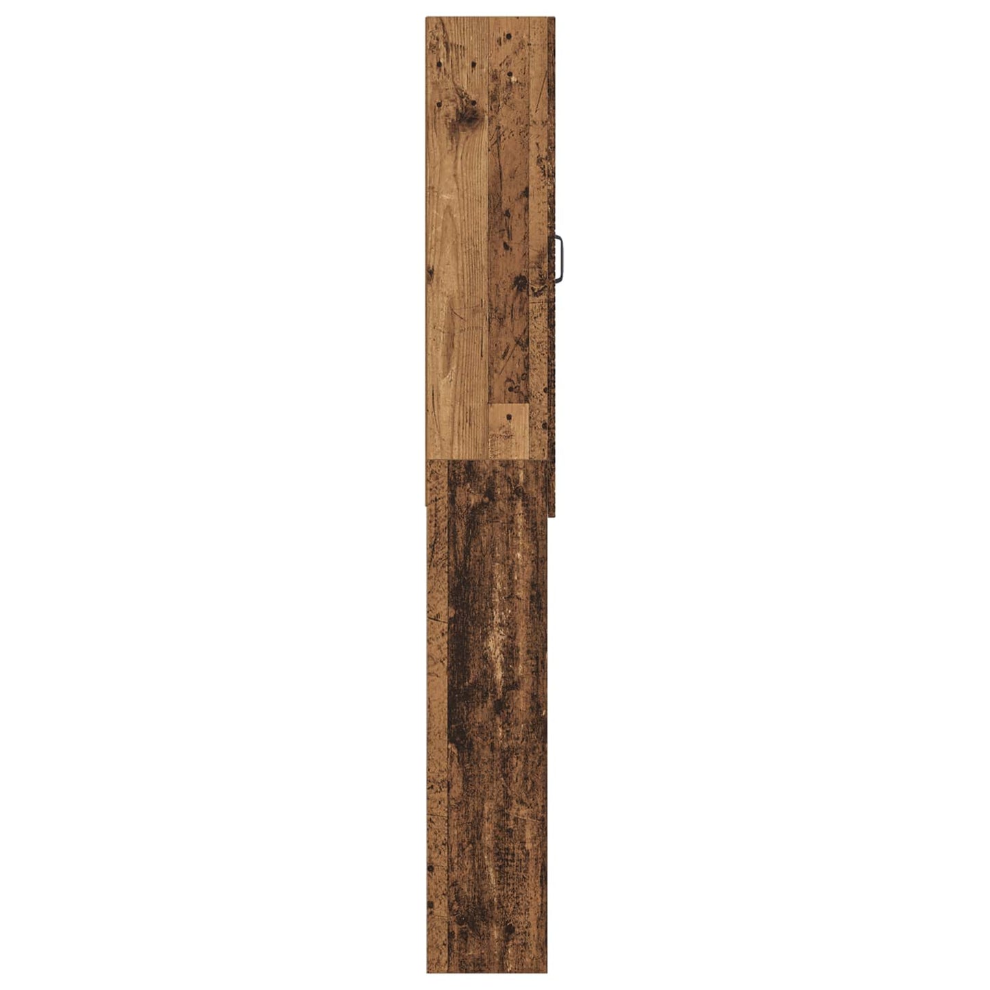 Toiletkast HAARLEM Oud hout 66 x 25,5 x 190 cm Bewerkt hout