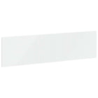 Hoofdbord 200 cm wit bewerkt hout muurmontage