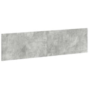 Hoofdeinde HAARLEM 200x3x50 cm betongrijs bewerkt hout