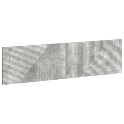 Wandgemonteerd Hoofdeinde HAARLEM Betongrijs Bewerkt hout