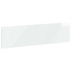 Hoofdeinde HAARLEM 200x3x50 cm hoogglans wit bewerkt hout