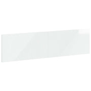 Hoofdeinde HAARLEM 200x3x50 cm hoogglans wit bewerkt hout
