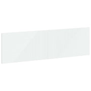 Hoofdeinde 180 cm wit bewerkt hout wandmontage